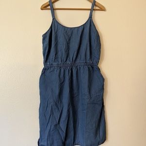 Denim mini dress